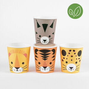 paper cups - mini felines