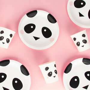 paper napkins - mini panda