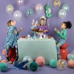 trio balloons metallic - mermaid