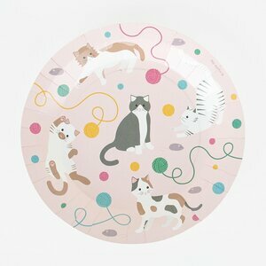 Paper plates - cat