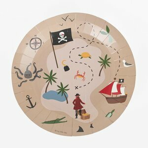Paper plates - pirate
