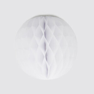 honeycomb balls - white