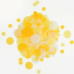 confetti - yellow