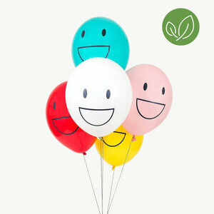 tattooed balloons - happy faces