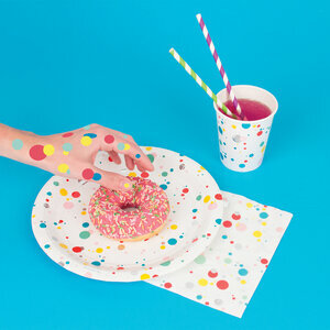 paper napkins - multicolour bubbles