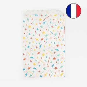 paper bags - multicolour dots