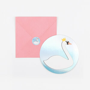 invitations - swan