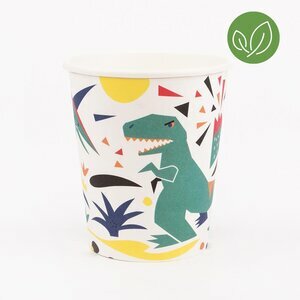 paper cups - dinosaur