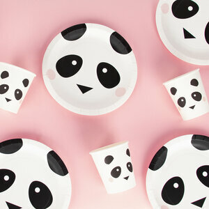 paper cups - mini panda