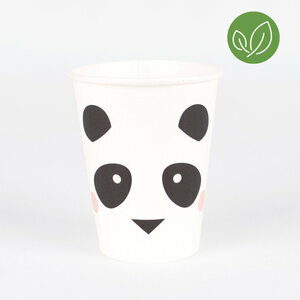 paper cups - mini panda