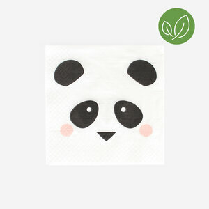 paper napkins - mini panda