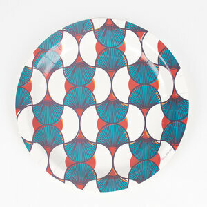 paper plates - wax (yinka)