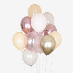 balloons - chrome gold
