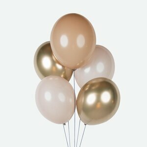 all gold balloons