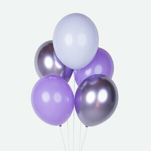 all lilac balloons