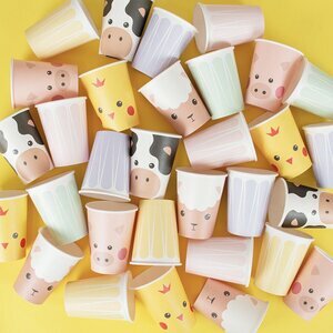 paper cups - mini farm