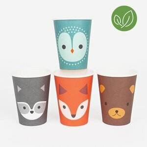 paper cups - mini forest