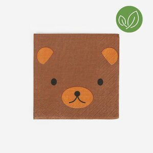 20 paper napkins - mini forest