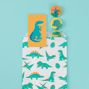 paper bags - dinosaur