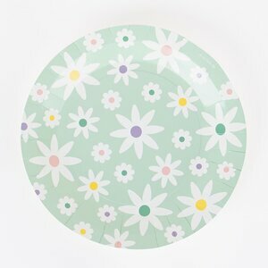 Paper plates - daisies