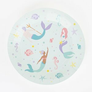 Paper plates - mermaids