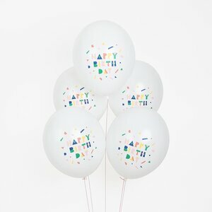 tattooed balloons - happy birthday