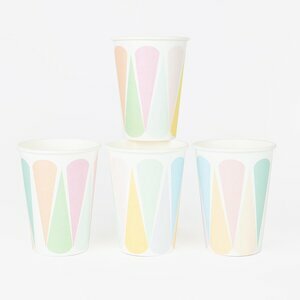 Paper cups - pastel