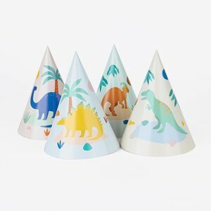 party hats - dinos
