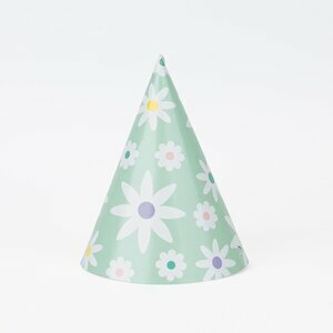 party hats - daisies