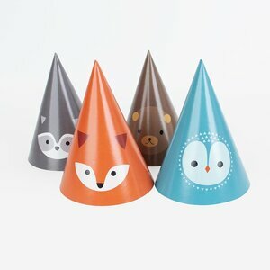 party hats - mini forest