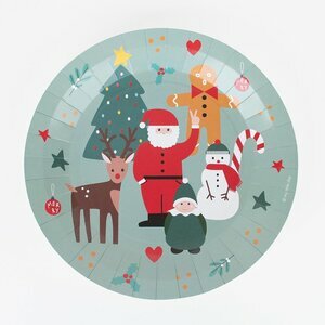 Paper plates - christmas