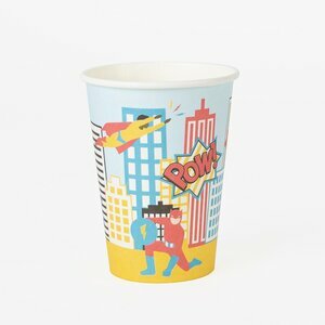Paper cups - superheroes