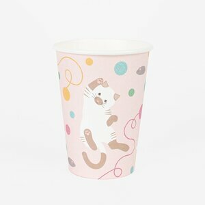 Paper cups - cat
