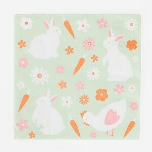 paper napkins - rabbit