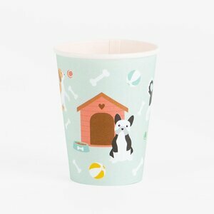 paper cups - dog