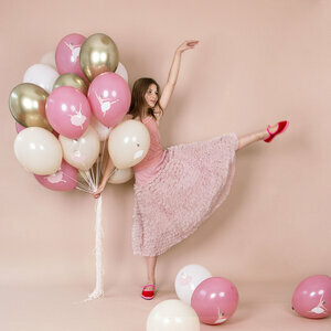 tattooed balloons - ballerina