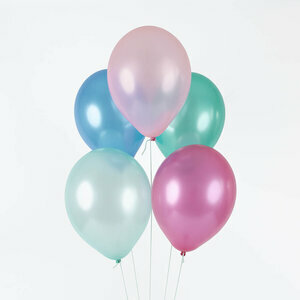 trio balloons metallic - mermaid