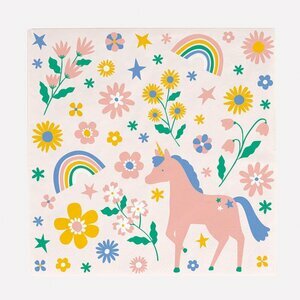 paper napkins - enchanted unicorn