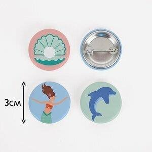badges - mermaid