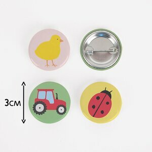 badges farm animals