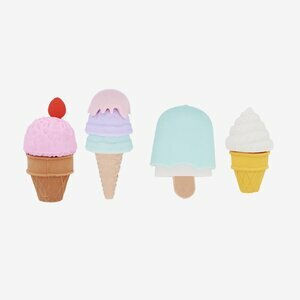 Goodies: pastel ice cream eraser