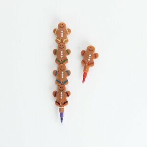 Goodies : colour crayon gingerbread