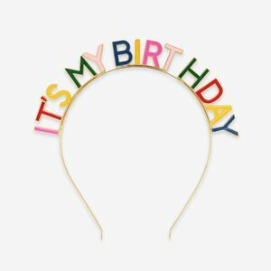 Goodies: "It's my birthday" headband