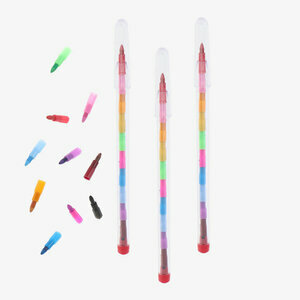 Goodies : Multicolor stackable pencil Goodies : Multicolor stackable pencil